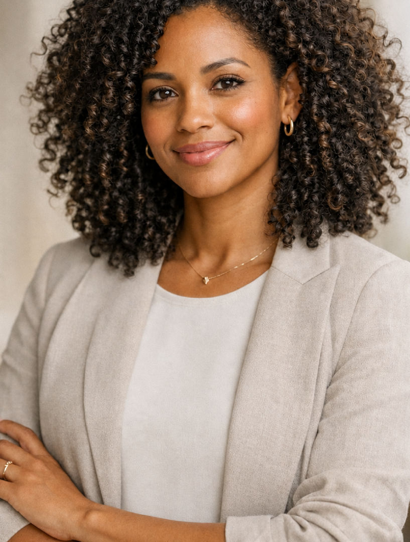 A member with her natural curls
